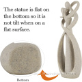 Resin Statues of Kissing Lovers for Home Decoration